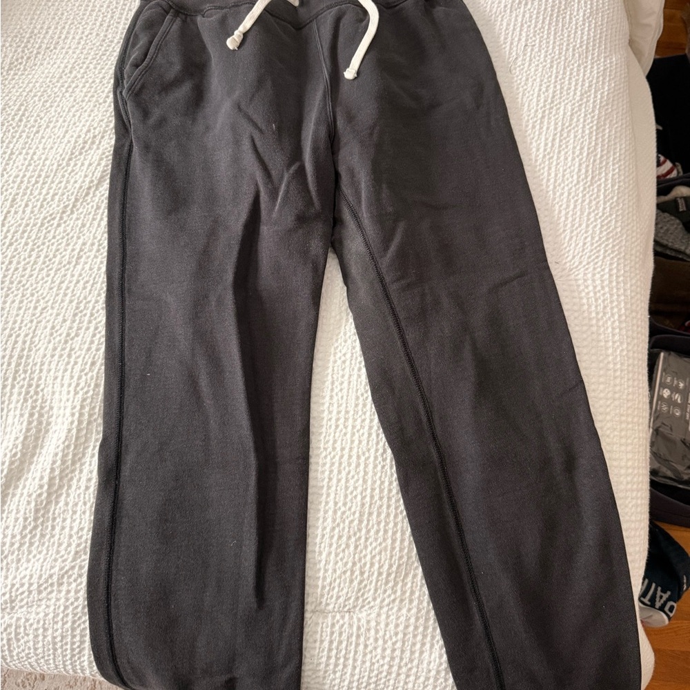 Ralph Lauren Black Joggers with White Drawstring
